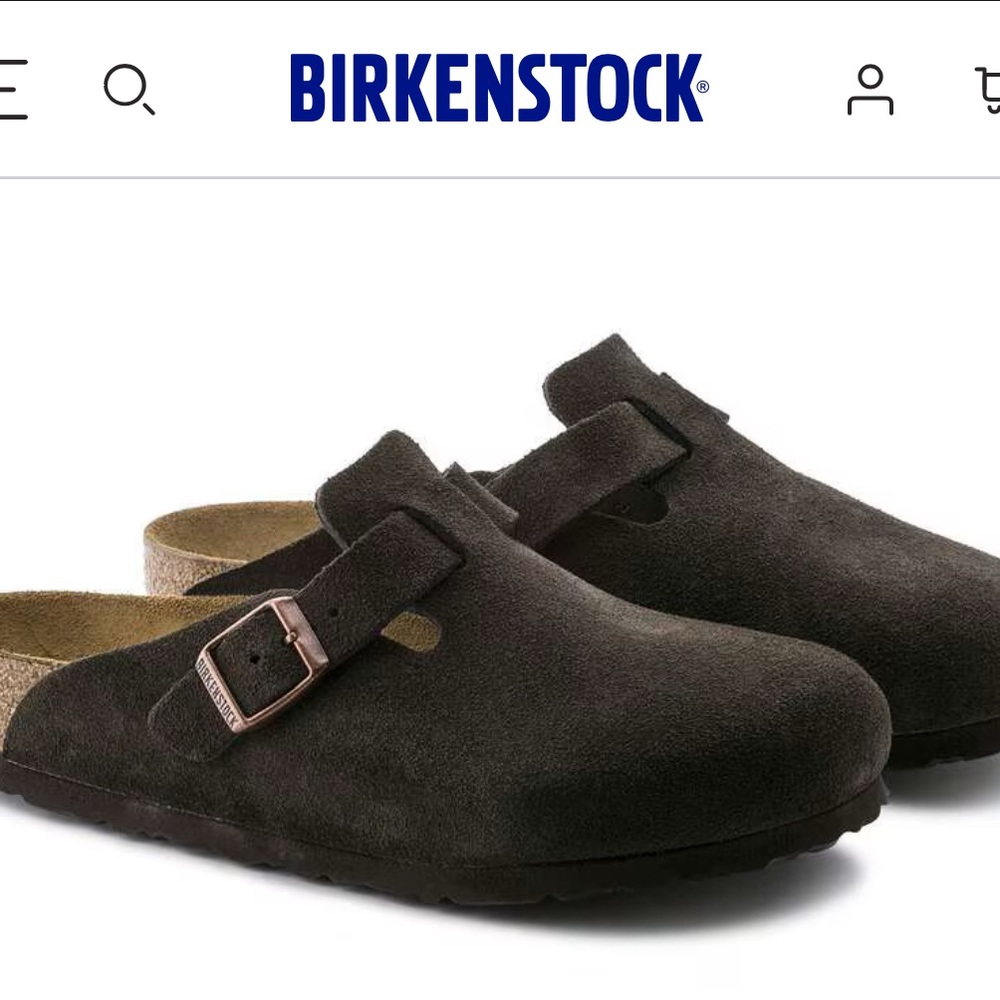 Birkenstock Boston Clog- Dark Brown